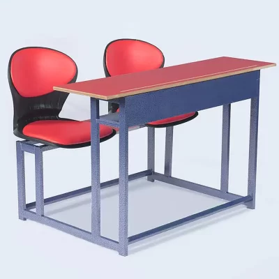 میز و صندلی دو نفره هشت پایه متصل به هم مدل صدفی کد B033