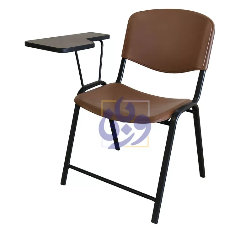 صندلی دانشجویی مدل ایده آل قهوه ای
