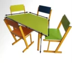 میز مهدکودک مدل ذوزنقه کد TK102 - تصویر 2