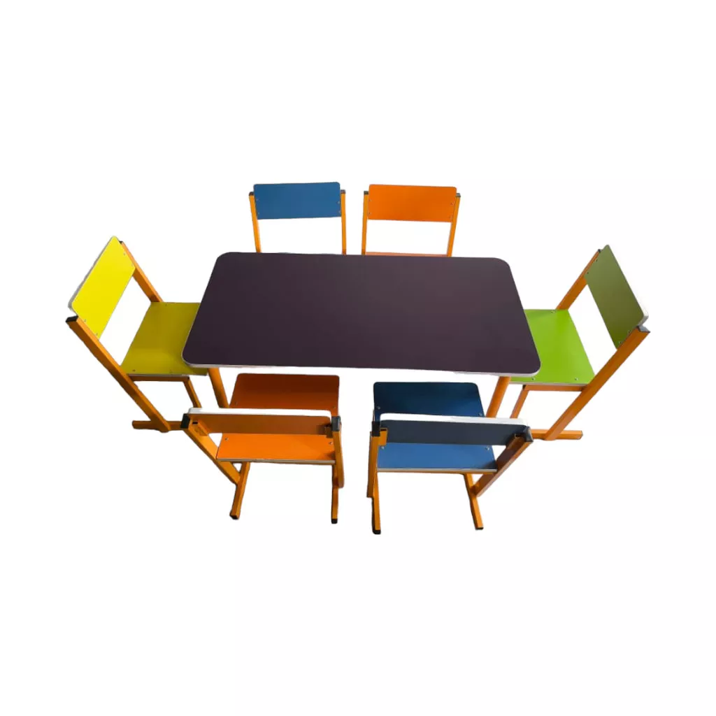 میز مهدکودک مدل مستطیل کد TK103