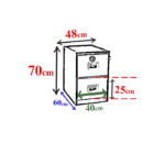 فایل ۲ کشو فلزی رمزدار
