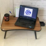 میز تحریر تاشو زمینی 45 در 68 همراه کشو و جالیوانی