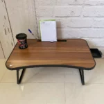 میز تحریر تاشو زمینی 45 در 68 همراه کشو و جالیوانی