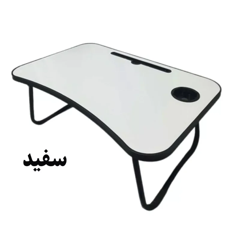 میز تحریر تاشو زمینی 45 در 68 همراه کشو و جالیوانی