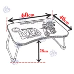 میز تحریر زمینی کودک مدل کرومی بنفش - تصویر 3