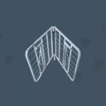 کفی تخت خواب فلزی تاشو کیدکو ابعاد 25*75*195