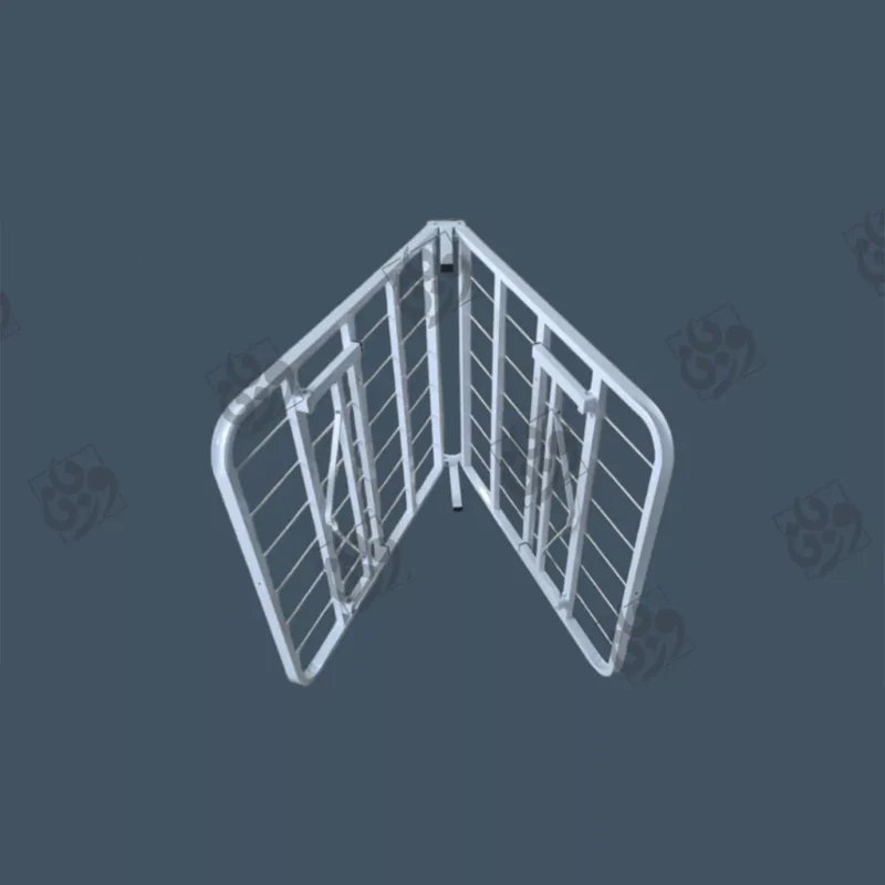 Photo_1755937426337 کفی تخت خواب فلزی تاشو کیدکو ابعاد 25*75*195