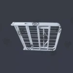 کفی تخت خواب فلزی تاشو کیدکو ابعاد 25*85*195