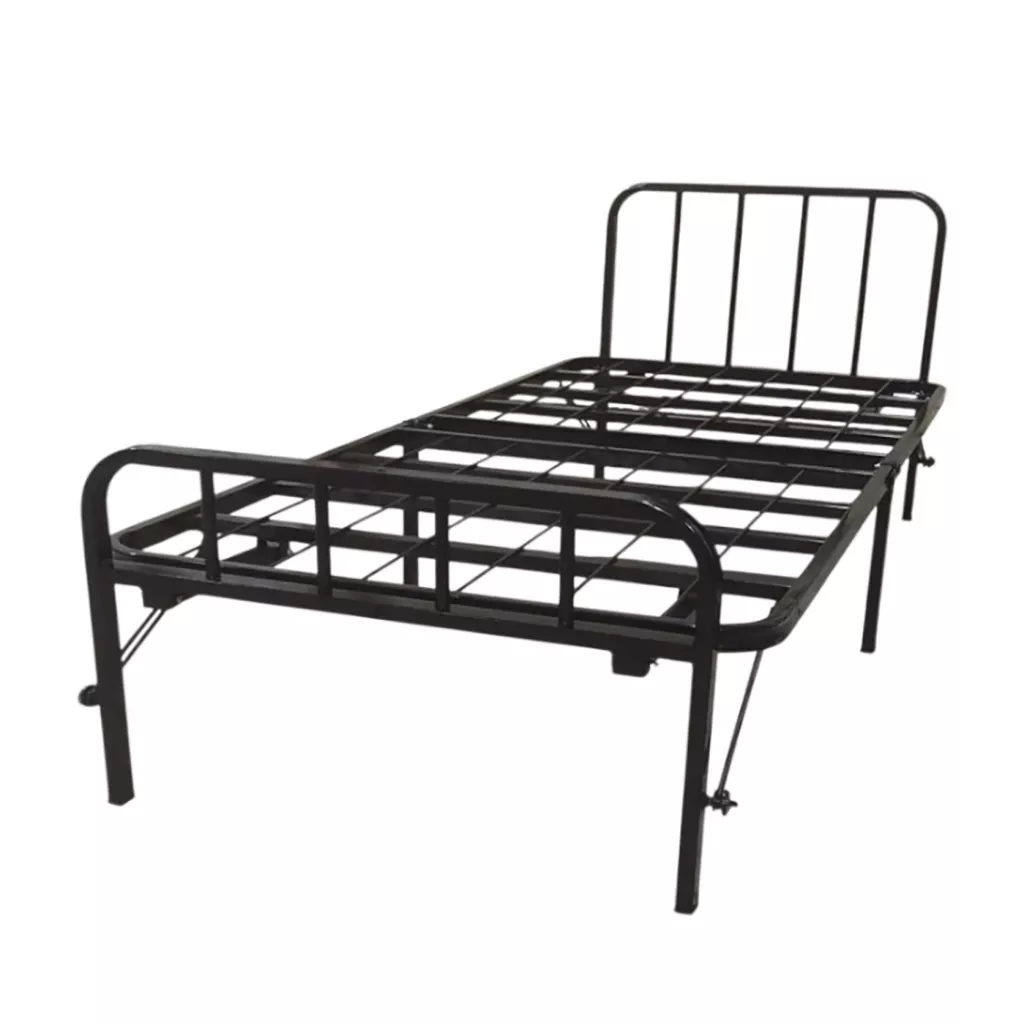 1752950011_49672 کفی تخت خواب فلزی تاشو تاجدار کیدکو ابعاد 31*85*200