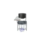 صندلی دانشجویی فایبرگلاس طوسی با سبد کد CS-08
