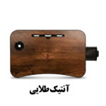 میز تحریر تاشو زمینی 45 در 68 همراه کشو و جالیوانی