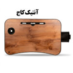 میز تحریر تاشو زمینی 45 در 68 همراه کشو و جالیوانی
