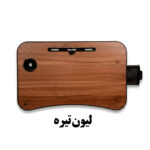 میز تحریر تاشو زمینی 45 در 68 همراه کشو و جالیوانی