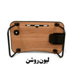 میز تحریر تاشو زمینی 45 در 68 همراه کشو و جالیوانی