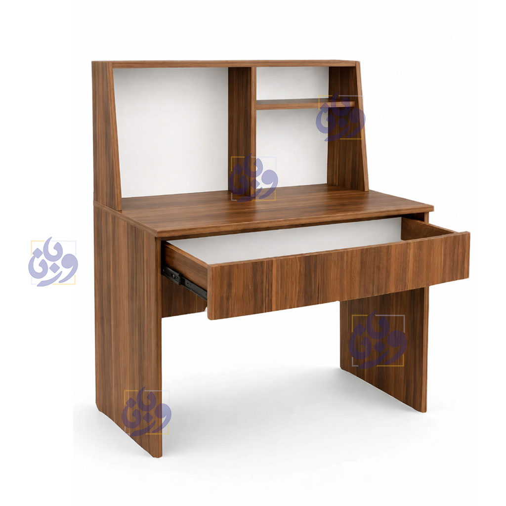 میز تحریر کتابخانه دار همراه کشو کد k-002
